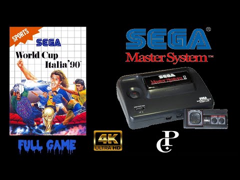 World Cup Italia u002790 (1990) Master System (Gameplay / Walkthrough)