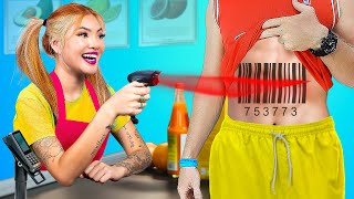 WHAT IF MY DAD RUNS A SUPERMARKET | CRAZY MOMENTS & FUNNY SITUATIONS BY CRAFTY HACKS PLUS