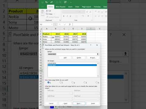 Pivot for multiple