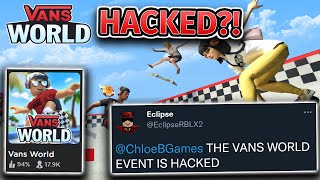 Roblox event is HACKED
