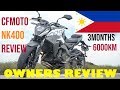 MOTOVLOG#01 CFMOTO NK400 review!! TOPSPEED!!6000km/3months owners perspective