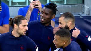 France Players Train In Allianz Stadium Ahead Of Nations League Semi-Final | Belgium v France