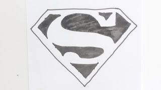 drawings cool draw drawing superman easy step paintingvalley
