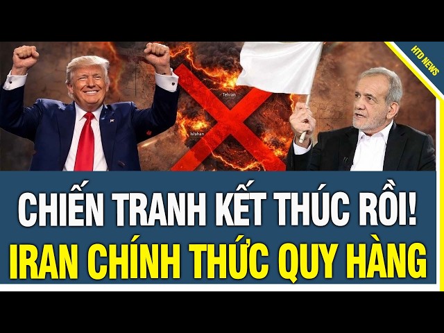 SÁNG 16/4: Iran chính thức quy hàng xin đàm phán, ông Trump tuyên bố chiến tranh sắp kết thúc