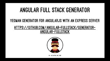 MEANWorks 5: Angular Full Stack Generator