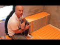HEATED FLOOR IN SHOWER!!! - How To Install SCHLUTER DITRA-HEAT
