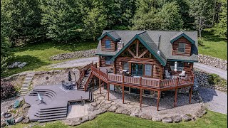 Ellicottville Mountain Retreat | 3,000 Sq. Ft. Log Cabin Tour