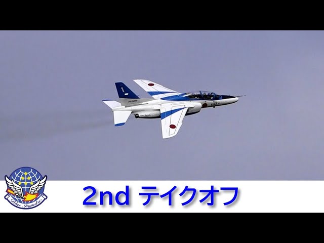 ブルー・インパルス　ブルーインパルス　2枚 4K ブルーインパルス 2024.8.8 3rd 珍しい5番機6番機だけの連続