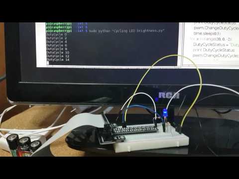 Cycling LED Brightness