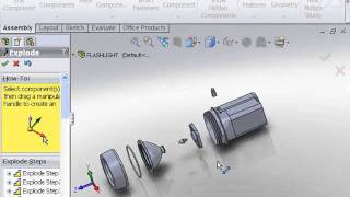 Create an exploded view with SolidWorks 2011