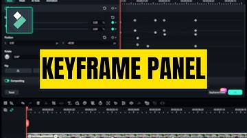 Using the KEYFRAME PANEL in Filmora 13