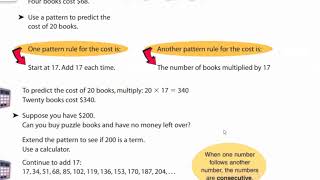P5.1 Using Patterns to Solve Problems Looking For Pattern P5 Math