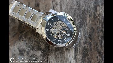 [Circletimevn.com] Đồng hồ cơ tự động Fossil ME3055 Grant Skeleton Automatic