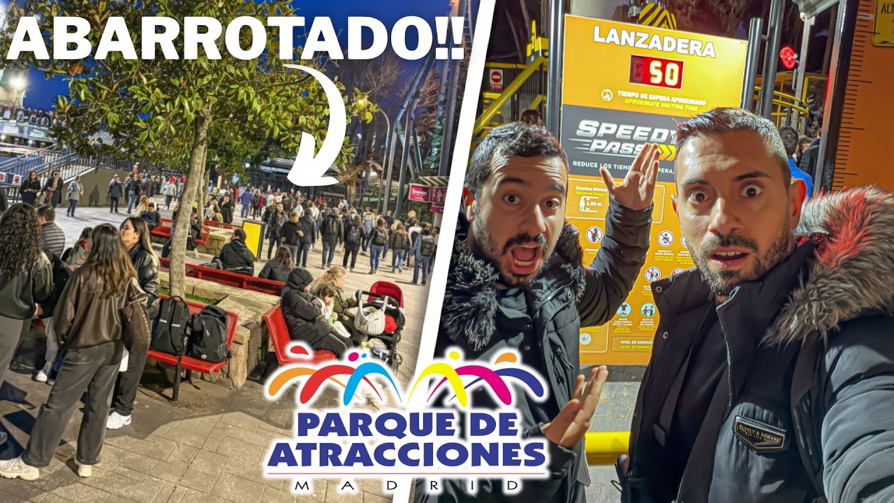 Afluencia MASIVA en el comienzo de temporada!! 🤯 Parque de Atracciones de Madrid 2026