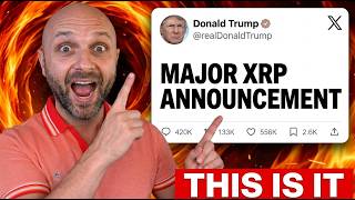 MASSIVE XRP ANNOUNCEMENT. (THIS IS IT)