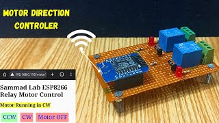 How to make ESP8266 Motor Direction Controller | Using NodeMCU