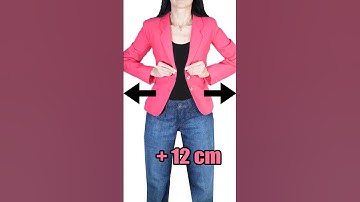 Sewing secret to Upsize a tight jacket! Miarti 🧵✂️