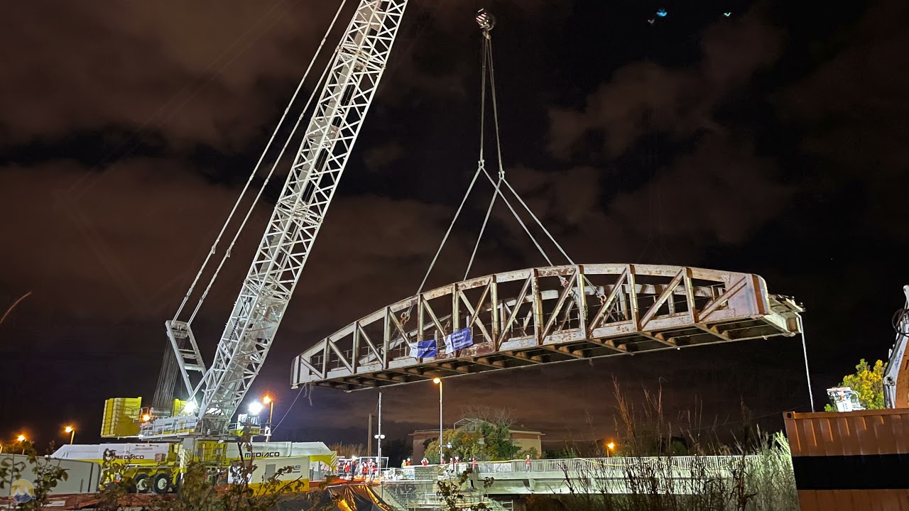 Travaux | Enlèvement du Pont ferroviaire des Florides
