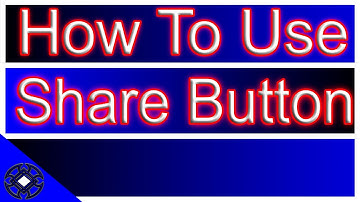 How to use the share button on ps4