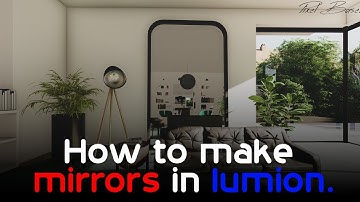 How to make mirrors in Lumion | Lumion | Quick tip #1