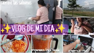 VLOG DE MI DIA✨|CAMBIE LAS SABANAS✨ama de casa/ día de limpieza| ☺️