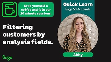 Sage 50 Accounts (UK) - Filtering customers by analysis fields
