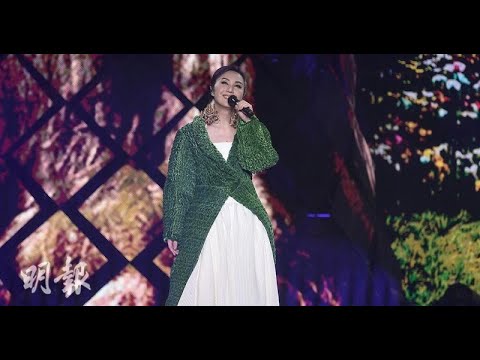 楊千嬅廣州開騷公開多謝老公兒子 自爆個唱前夕扭傷手｜世界巡唱廣州站場內外吸數萬人 楊千嬅忍淚演出｜明報娛樂新聞