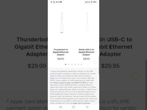 APPLE USB ETHERNET ADAPTER #shorts