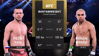 UFC 5 Gameplay Petr Yan vs Renan Barao