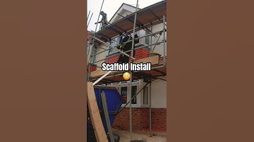 Scaffolding still blows my mind 🤯 #construction #scaffold #timelapse #shorts