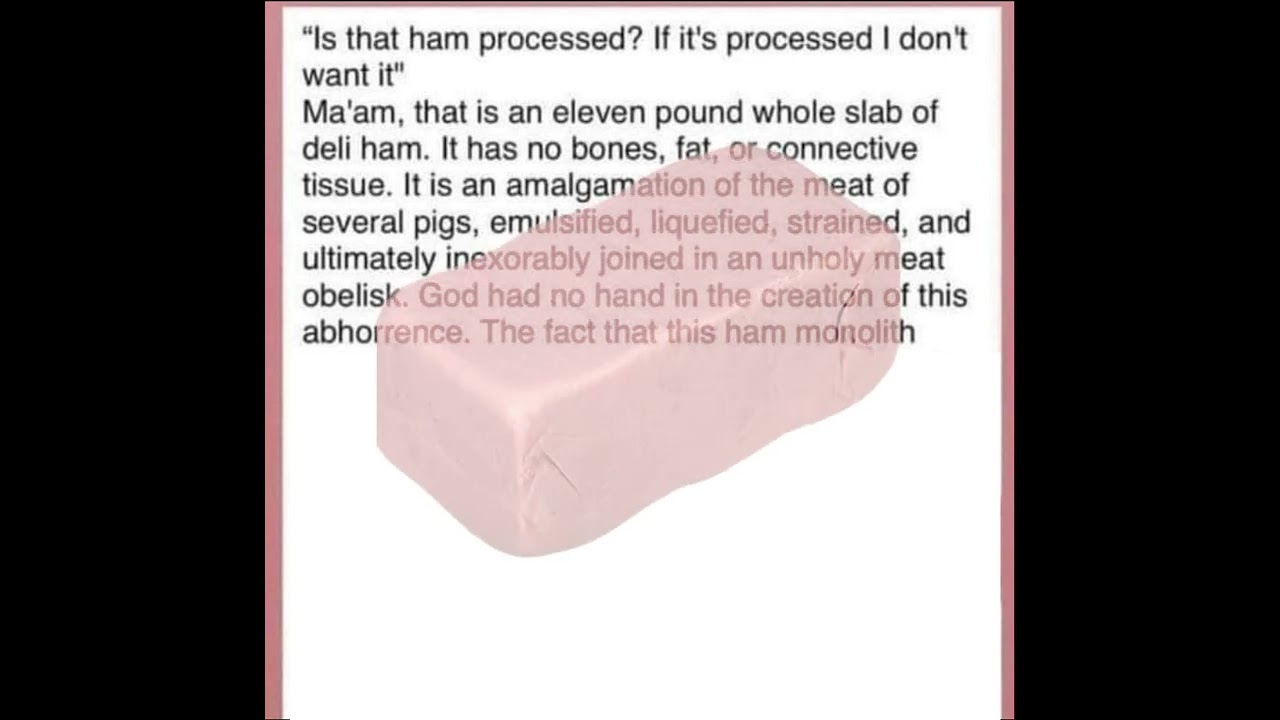 is that ham processed