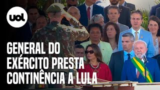 7 de setembro: General do Exército presta continência a Lula e pede permissão para iniciar o desfile