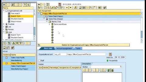 How to create an Organization Plan for SAP workflow (2 of 2)