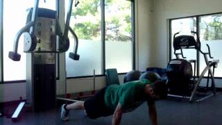 Lexington, MA Personal Trainer: Plyo Push Up w/Hands Staggered
