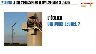 Webinaire Enercoop - Le rôle d'Enercoop dans le développement de l'éolien
