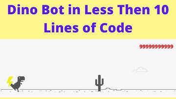 Automating Chrome Dino game using Python