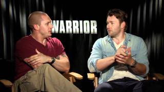 Tom Hardy (Bane), Nick Nolte, Joel Edgerton interview - WARRIOR movie - UFC MMA