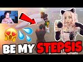 THIRSTY GIRL wants to be MY STEP SIS! 🥵 (FORTNITE FUNNY MOMENTS)