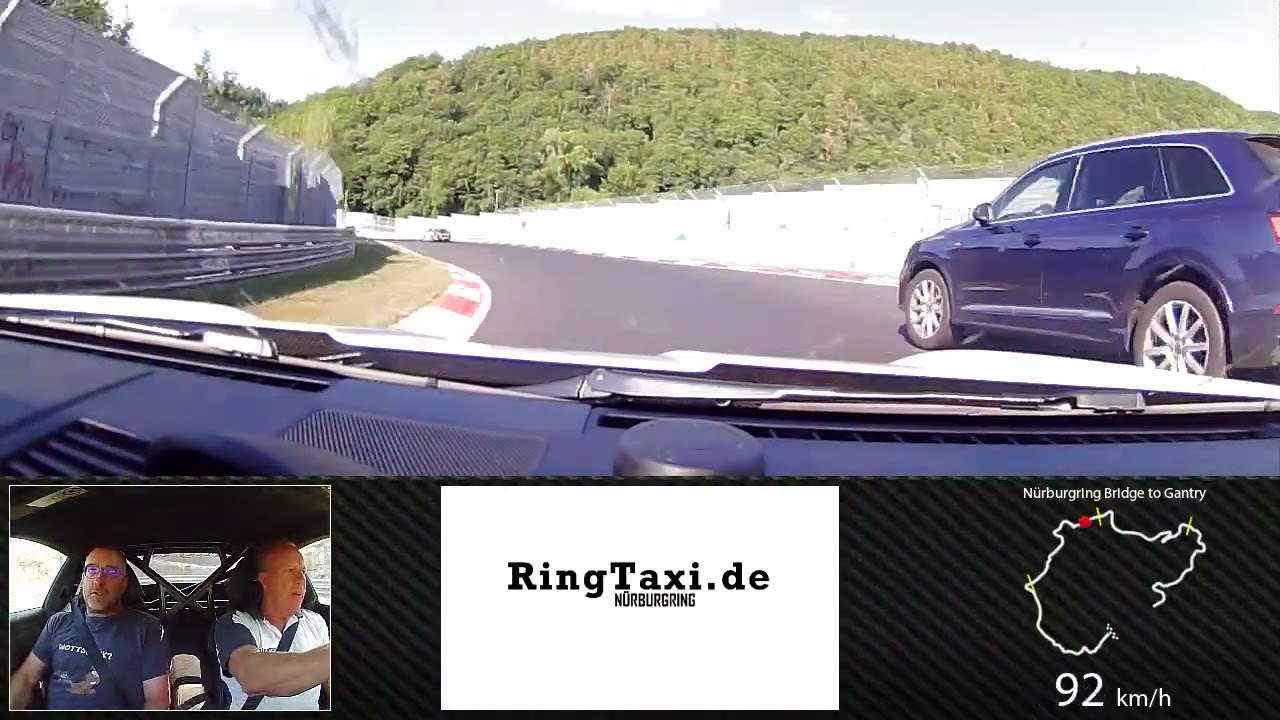 Eine Runde im Renntaxi über die legendäre Nordschleife