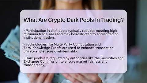 What Are Crypto Dark Pools In Trading? - Crypto Trading Strategists