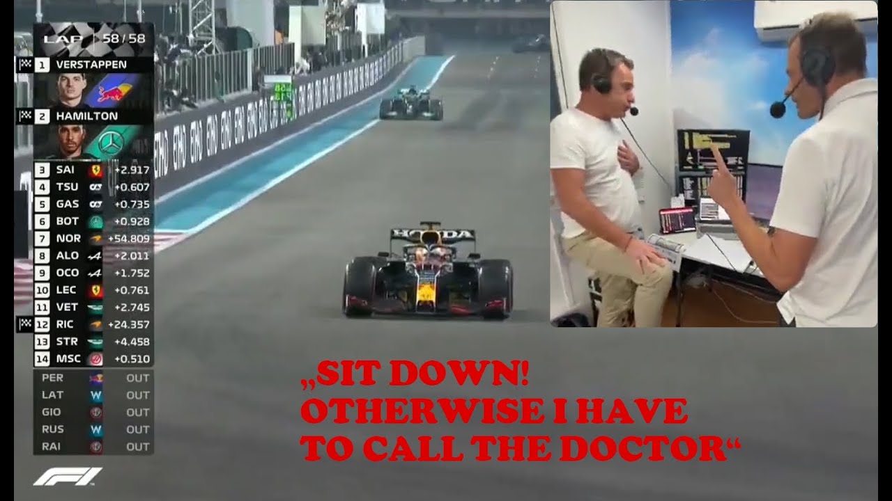 AUSTRIAN COMMENTATORS GOING CRAZY! | 2021 Abu Dhabi GP Final Lap ...