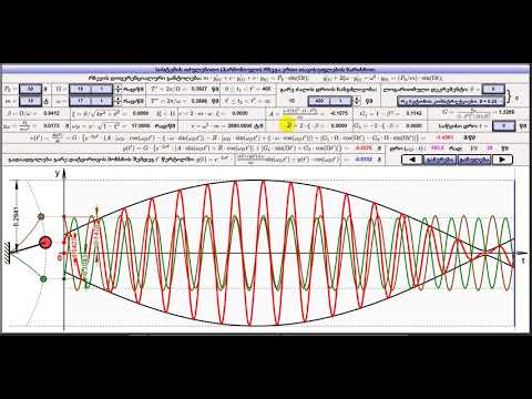 სისტემის იძულებითი ჰარმონიული რხევა ერთი თავისუფლების ხარისხით.