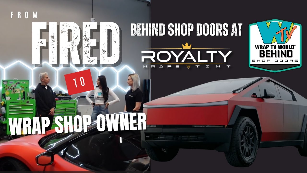 From Fired to Wrap Shop Owner: Supercar Wrap Shop Tour with Pro Tips ...