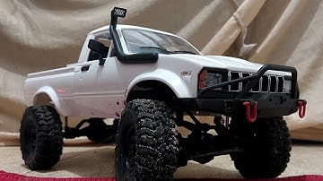 UNBOXING+TEST DRIVE WPL C24-1 4X4 PICKUP