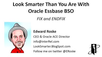 Essbase FIX and ENDFIX