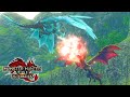 イヴェルカーナvsメル・ゼナ(縄張り争い)【モンハンサンブレイク】