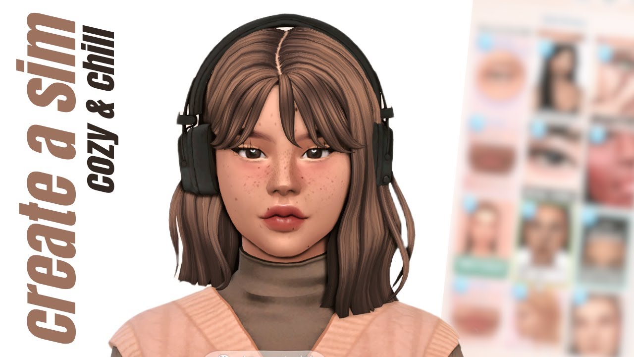 create a sim with me + cc links | the sims 4 - YouTube