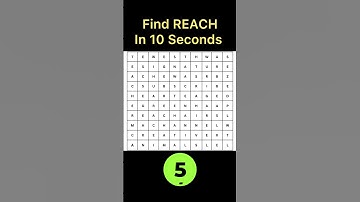 🔥Can You Find REACH in 10 Seconds? #shorts #wordpuzzle #viral #greenscreen #trending