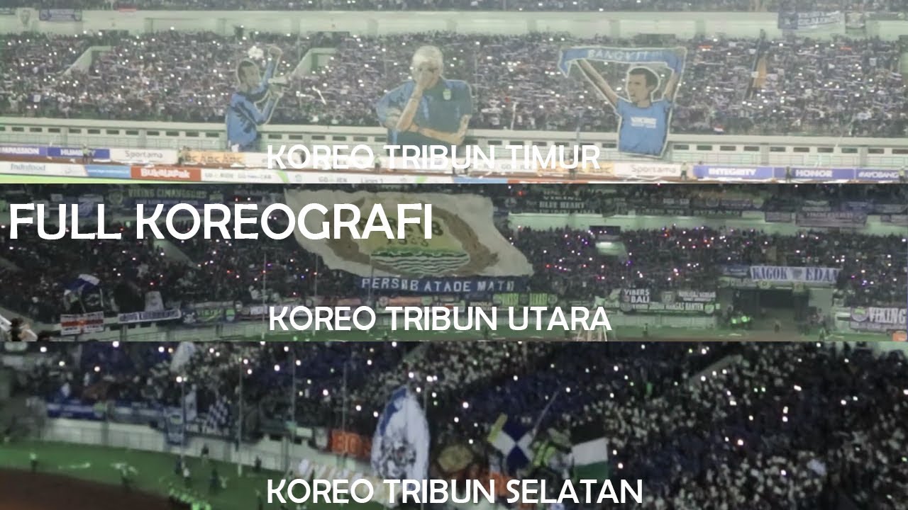 Mantap Full Koreo Bobotoh Persib Bandung Saat Laga Liga 1 Persib Vs