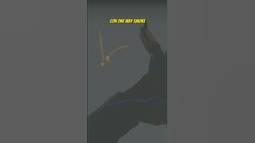 CON ONE WAY SMOKE ON MIRAGE #shorts #csgo